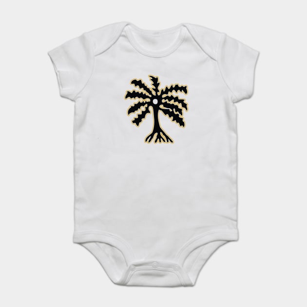 Abe Dua | Adinkra Symbol | African | African American | Black Lives Baby Bodysuit by UrbanLifeApparel